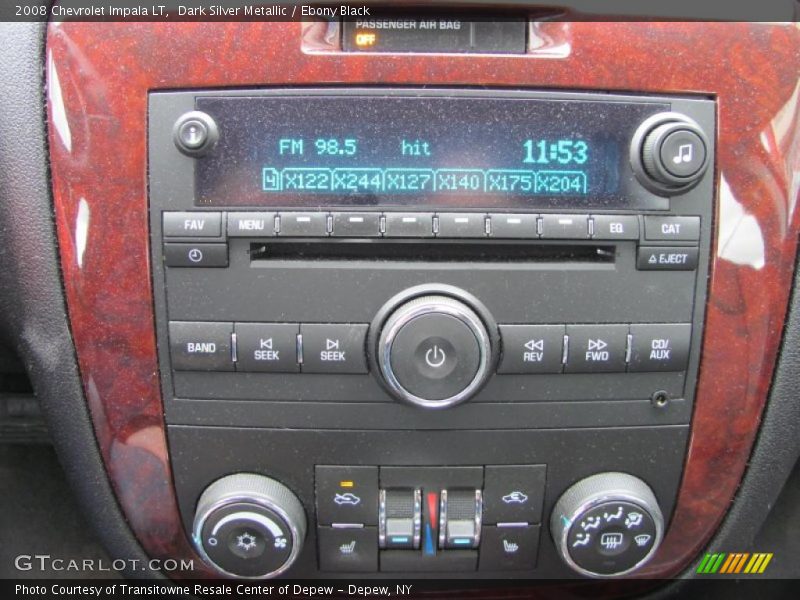 Dark Silver Metallic / Ebony Black 2008 Chevrolet Impala LT