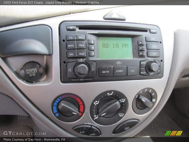 Controls of 2003 Focus ZX3 Coupe