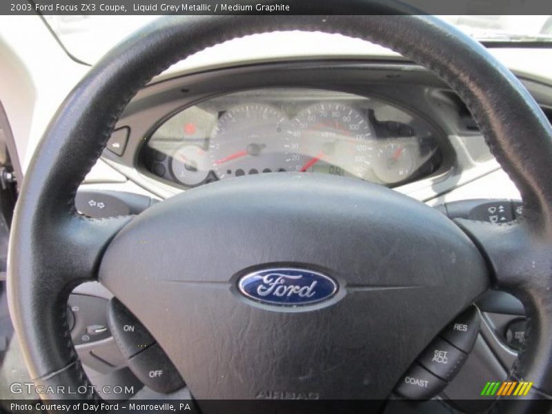 Liquid Grey Metallic / Medium Graphite 2003 Ford Focus ZX3 Coupe