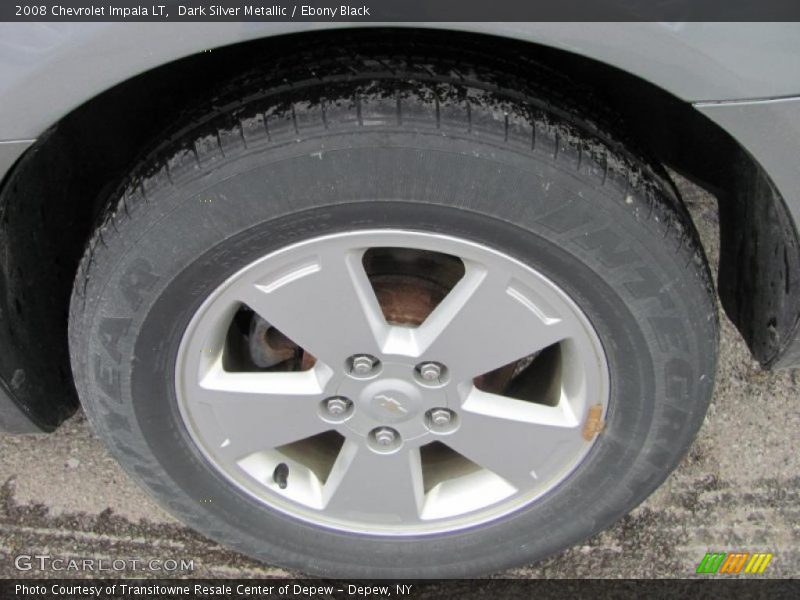 Dark Silver Metallic / Ebony Black 2008 Chevrolet Impala LT