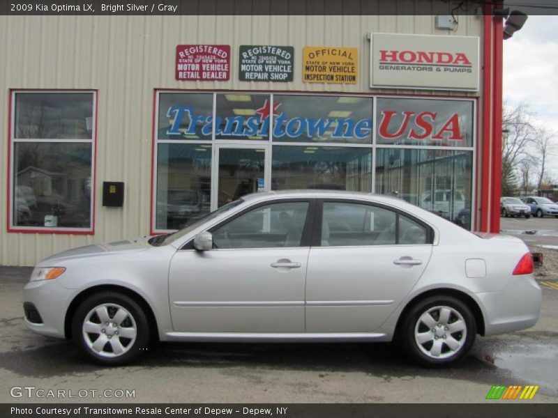 Bright Silver / Gray 2009 Kia Optima LX