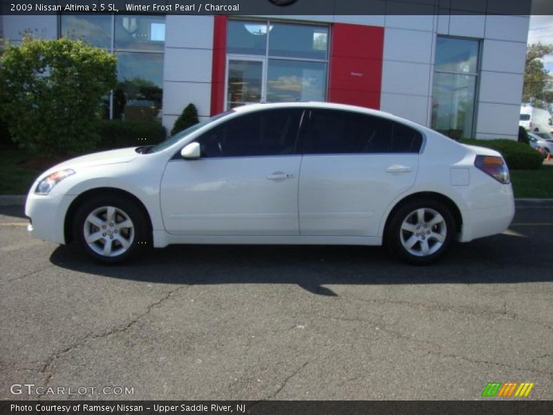 Winter Frost Pearl / Charcoal 2009 Nissan Altima 2.5 SL