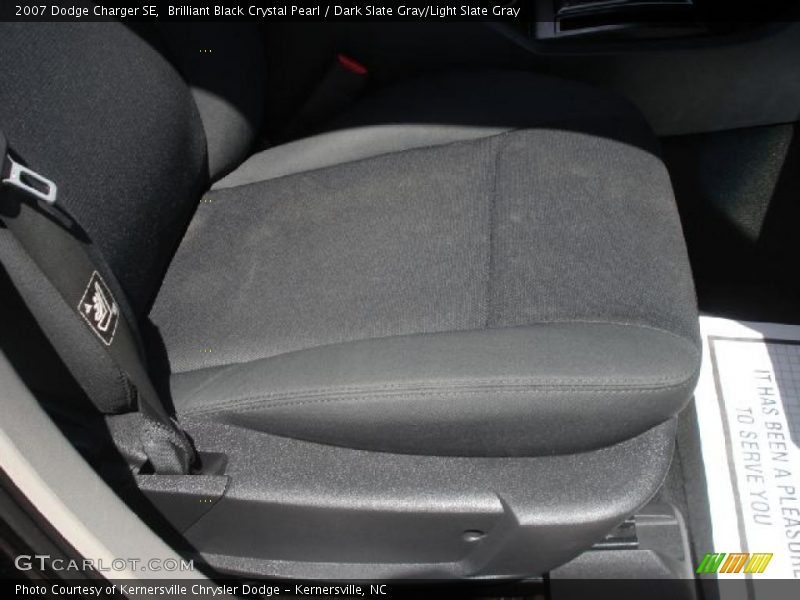 Brilliant Black Crystal Pearl / Dark Slate Gray/Light Slate Gray 2007 Dodge Charger SE