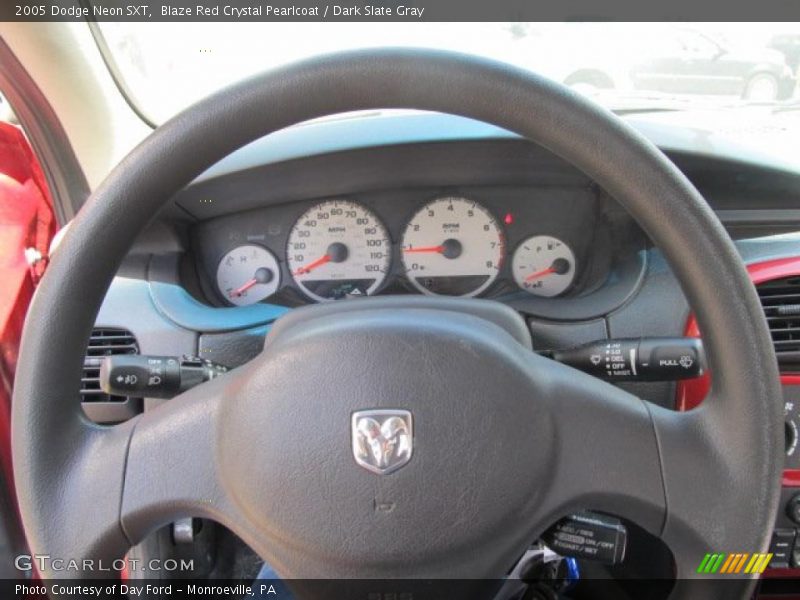 Blaze Red Crystal Pearlcoat / Dark Slate Gray 2005 Dodge Neon SXT
