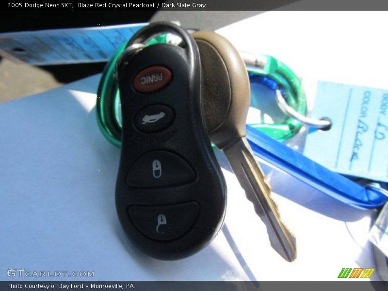 Blaze Red Crystal Pearlcoat / Dark Slate Gray 2005 Dodge Neon SXT