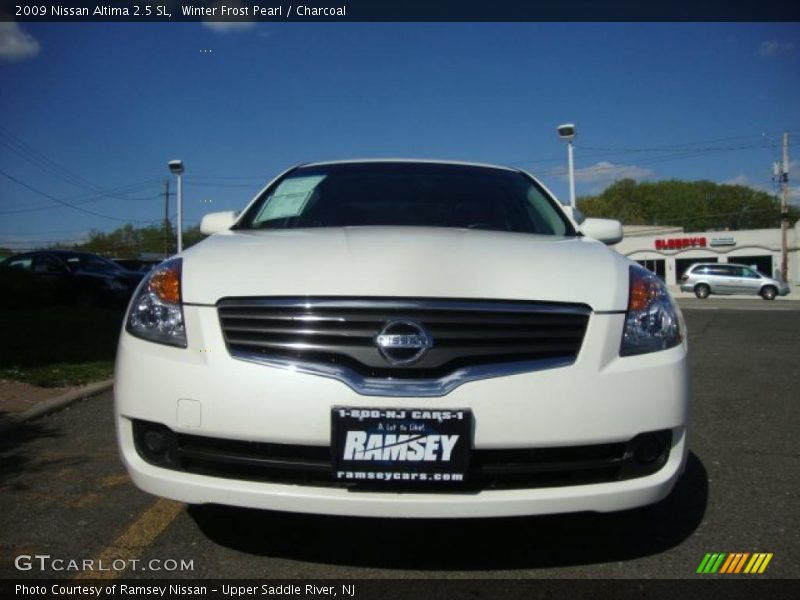 Winter Frost Pearl / Charcoal 2009 Nissan Altima 2.5 SL