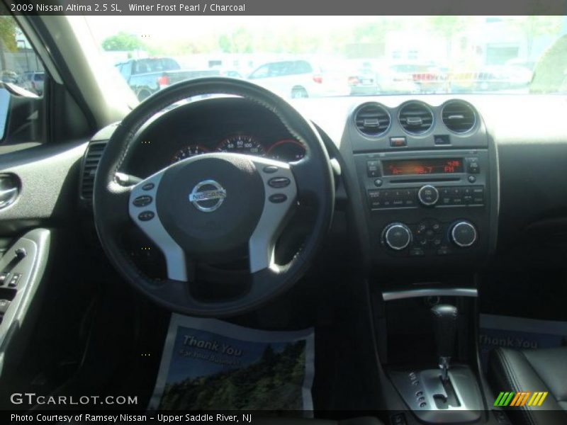 Winter Frost Pearl / Charcoal 2009 Nissan Altima 2.5 SL