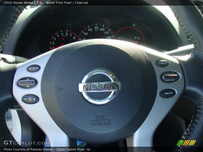 Winter Frost Pearl / Charcoal 2009 Nissan Altima 2.5 SL