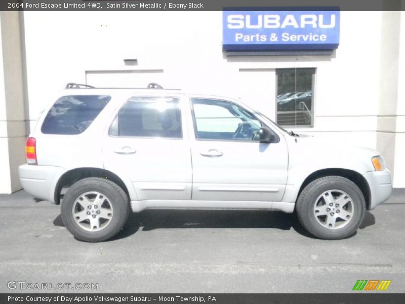 Satin Silver Metallic / Ebony Black 2004 Ford Escape Limited 4WD