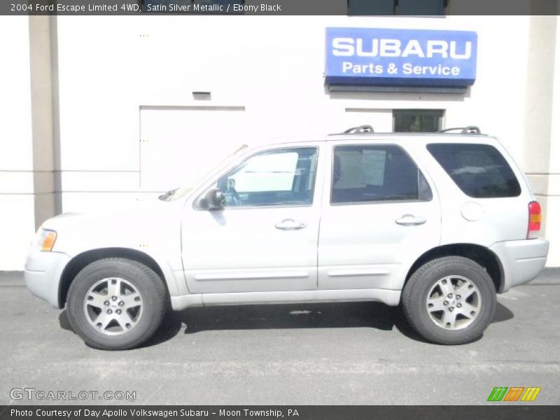 Satin Silver Metallic / Ebony Black 2004 Ford Escape Limited 4WD