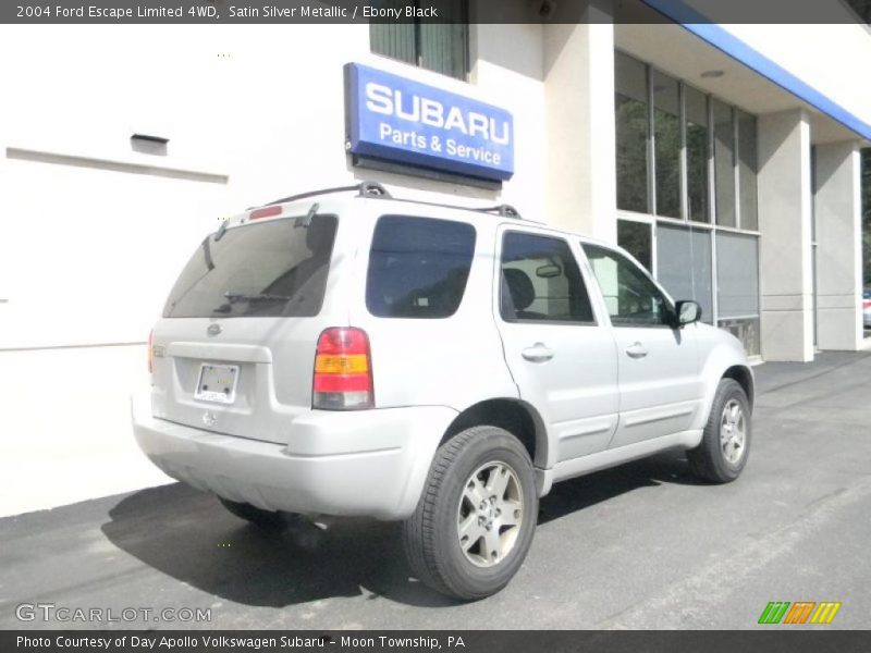Satin Silver Metallic / Ebony Black 2004 Ford Escape Limited 4WD