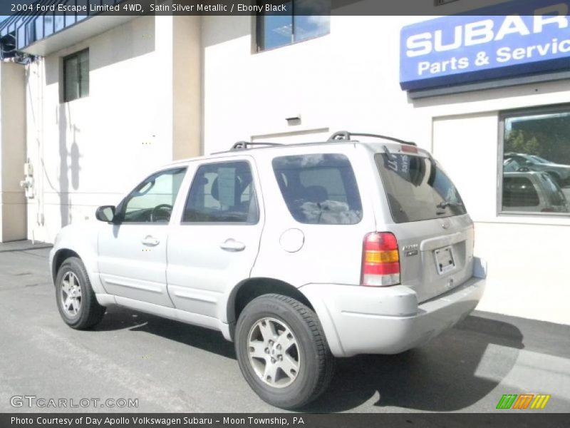 Satin Silver Metallic / Ebony Black 2004 Ford Escape Limited 4WD