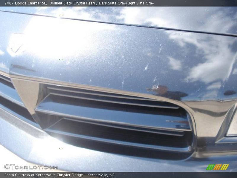 Brilliant Black Crystal Pearl / Dark Slate Gray/Light Slate Gray 2007 Dodge Charger SE