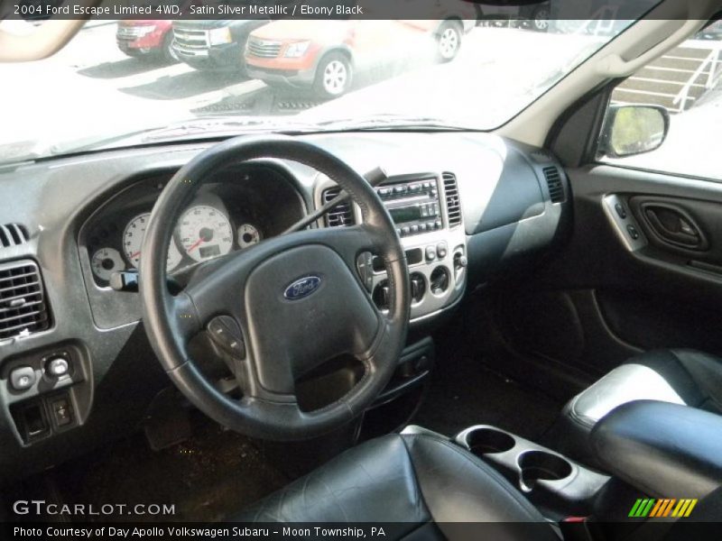 Satin Silver Metallic / Ebony Black 2004 Ford Escape Limited 4WD