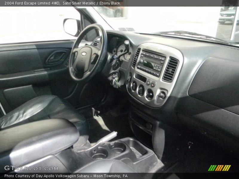 Satin Silver Metallic / Ebony Black 2004 Ford Escape Limited 4WD