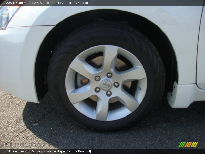 Winter Frost Pearl / Charcoal 2009 Nissan Altima 2.5 SL
