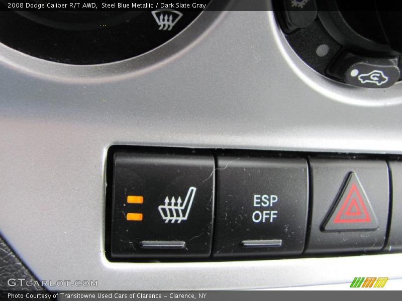 Steel Blue Metallic / Dark Slate Gray 2008 Dodge Caliber R/T AWD