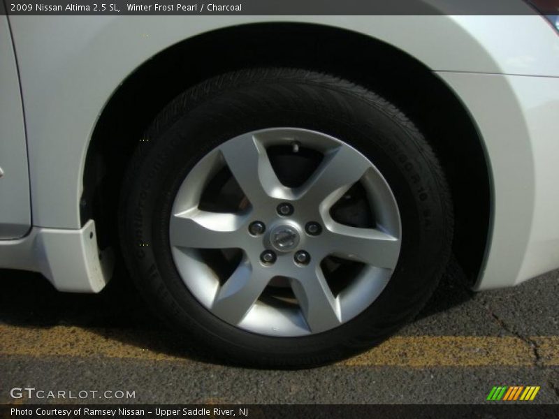 Winter Frost Pearl / Charcoal 2009 Nissan Altima 2.5 SL