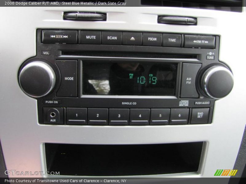 Steel Blue Metallic / Dark Slate Gray 2008 Dodge Caliber R/T AWD
