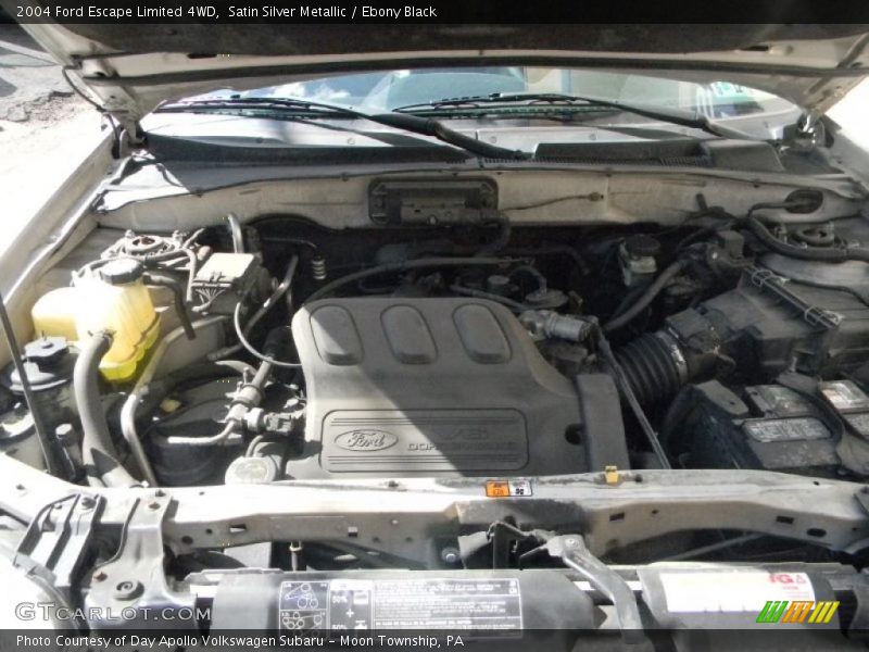 Satin Silver Metallic / Ebony Black 2004 Ford Escape Limited 4WD