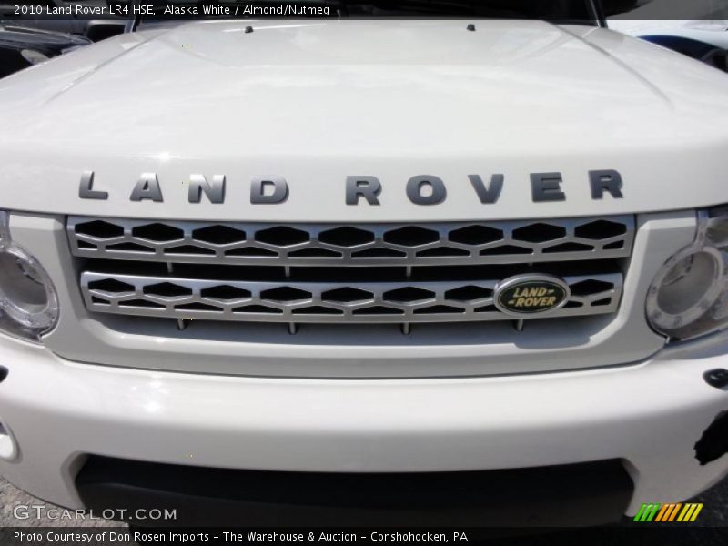 Alaska White / Almond/Nutmeg 2010 Land Rover LR4 HSE