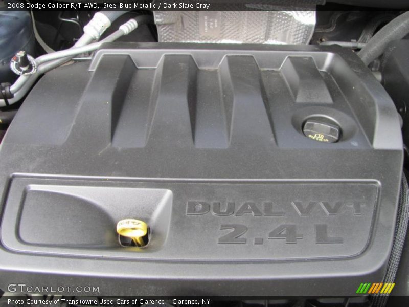 Steel Blue Metallic / Dark Slate Gray 2008 Dodge Caliber R/T AWD