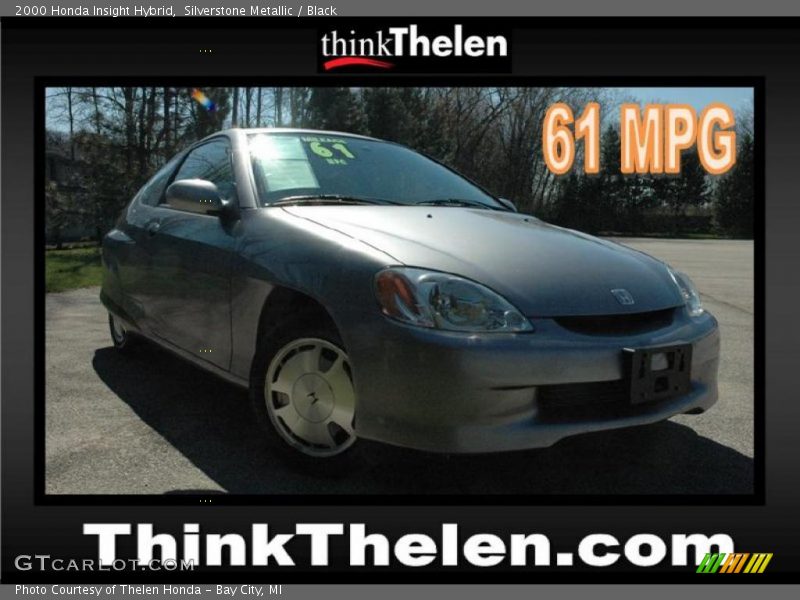 Silverstone Metallic / Black 2000 Honda Insight Hybrid