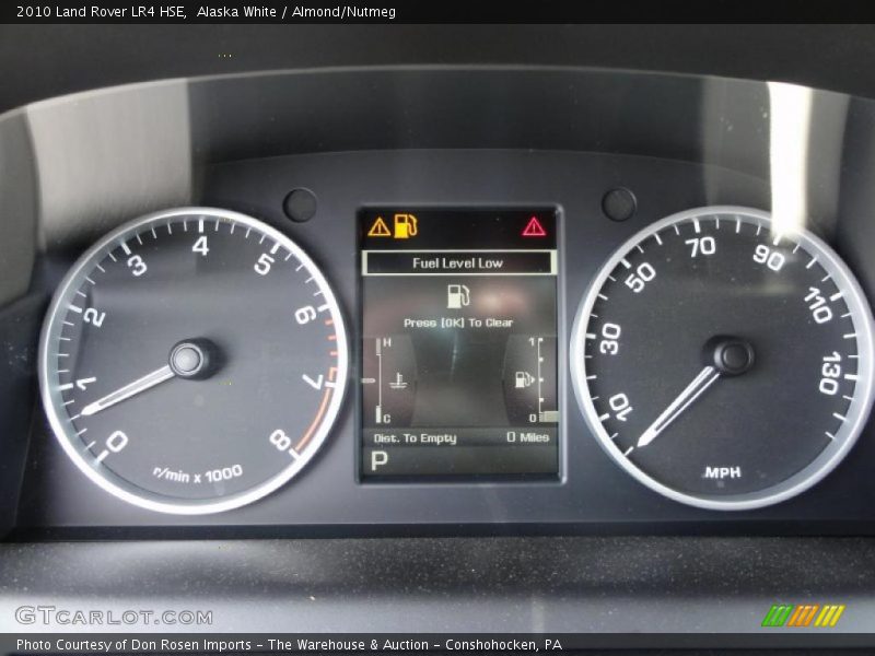  2010 LR4 HSE HSE Gauges