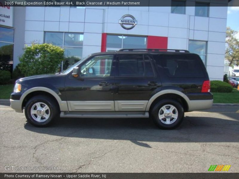Black Clearcoat / Medium Parchment 2005 Ford Expedition Eddie Bauer 4x4