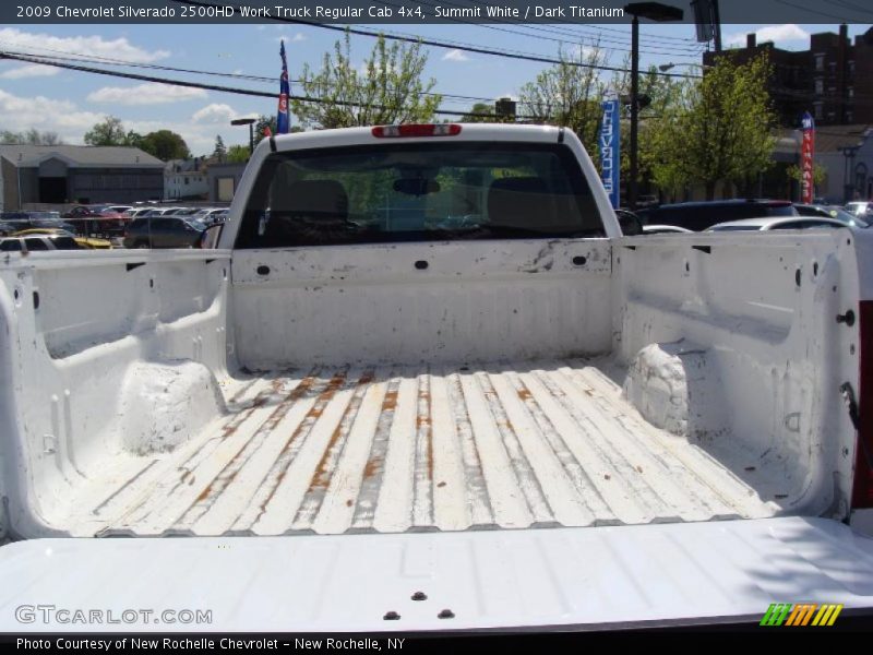 Summit White / Dark Titanium 2009 Chevrolet Silverado 2500HD Work Truck Regular Cab 4x4