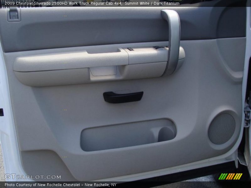 Summit White / Dark Titanium 2009 Chevrolet Silverado 2500HD Work Truck Regular Cab 4x4