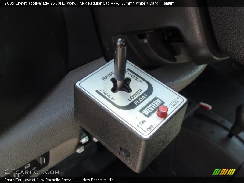 Summit White / Dark Titanium 2009 Chevrolet Silverado 2500HD Work Truck Regular Cab 4x4