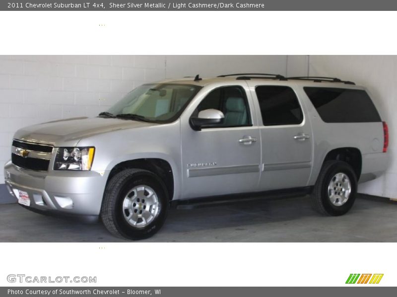 Sheer Silver Metallic / Light Cashmere/Dark Cashmere 2011 Chevrolet Suburban LT 4x4