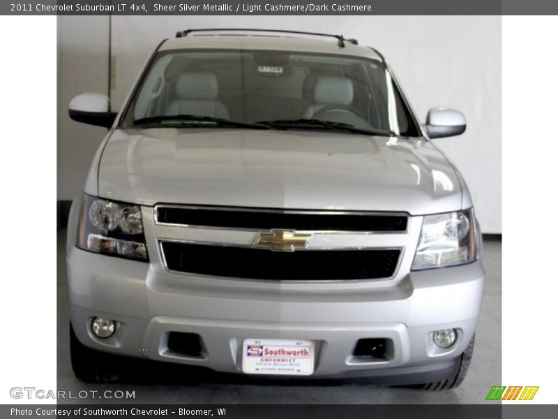 Sheer Silver Metallic / Light Cashmere/Dark Cashmere 2011 Chevrolet Suburban LT 4x4