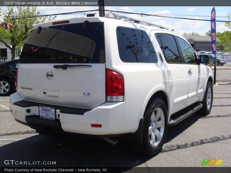 Blizzard White / Almond 2008 Nissan Armada LE 4x4