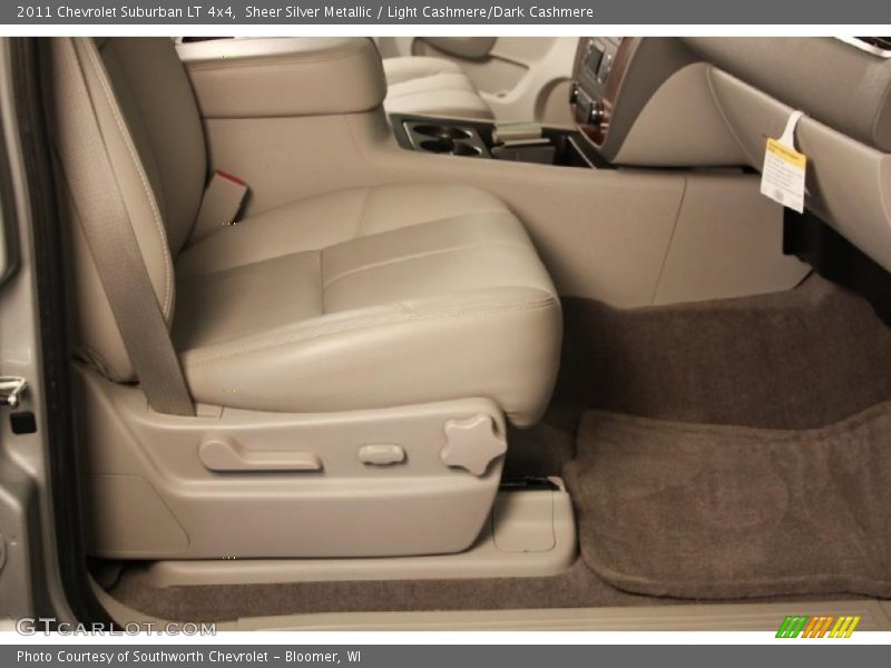 Sheer Silver Metallic / Light Cashmere/Dark Cashmere 2011 Chevrolet Suburban LT 4x4