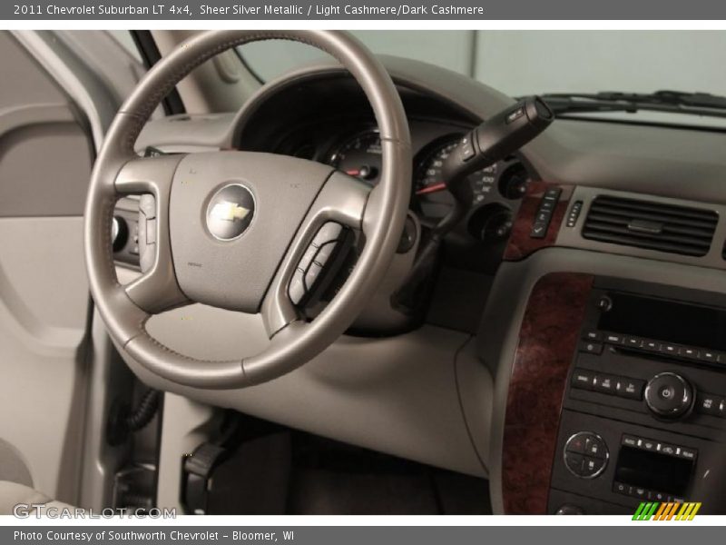 Sheer Silver Metallic / Light Cashmere/Dark Cashmere 2011 Chevrolet Suburban LT 4x4