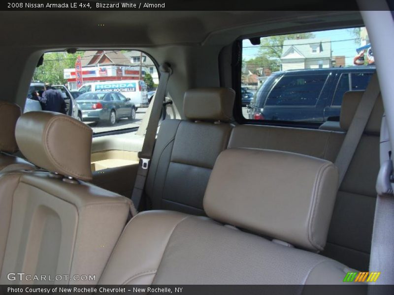 Blizzard White / Almond 2008 Nissan Armada LE 4x4