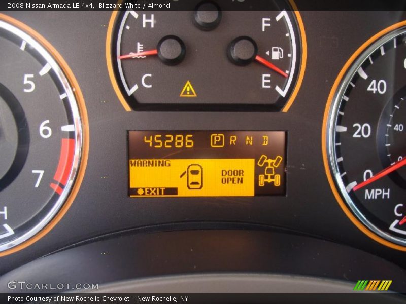 Blizzard White / Almond 2008 Nissan Armada LE 4x4
