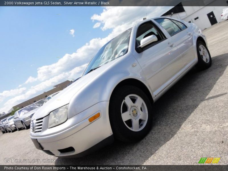 Silver Arrow Metallic / Black 2000 Volkswagen Jetta GLS Sedan