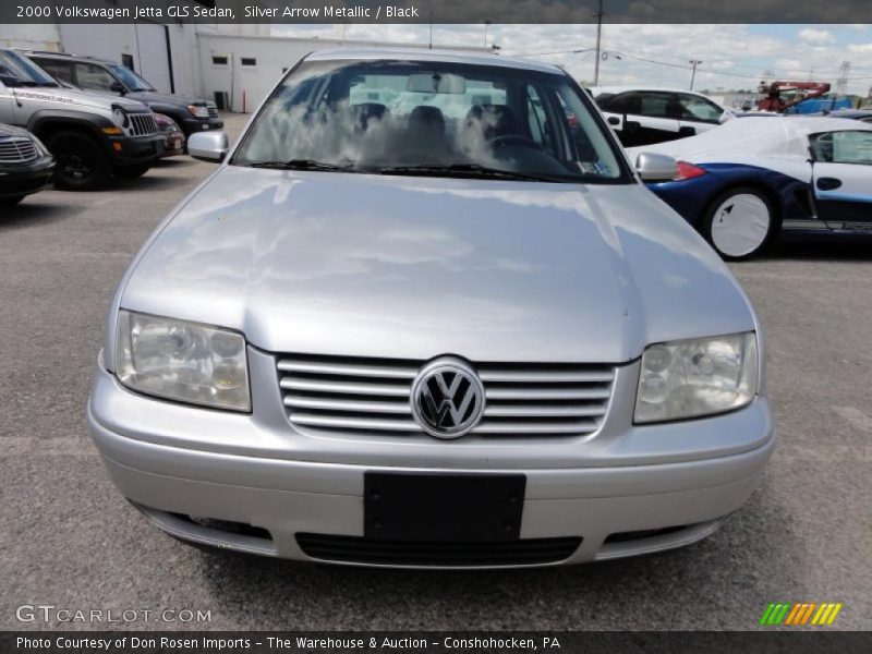 Silver Arrow Metallic / Black 2000 Volkswagen Jetta GLS Sedan