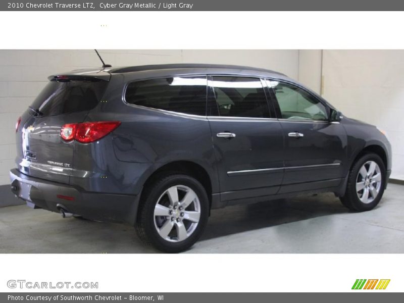 Cyber Gray Metallic / Light Gray 2010 Chevrolet Traverse LTZ