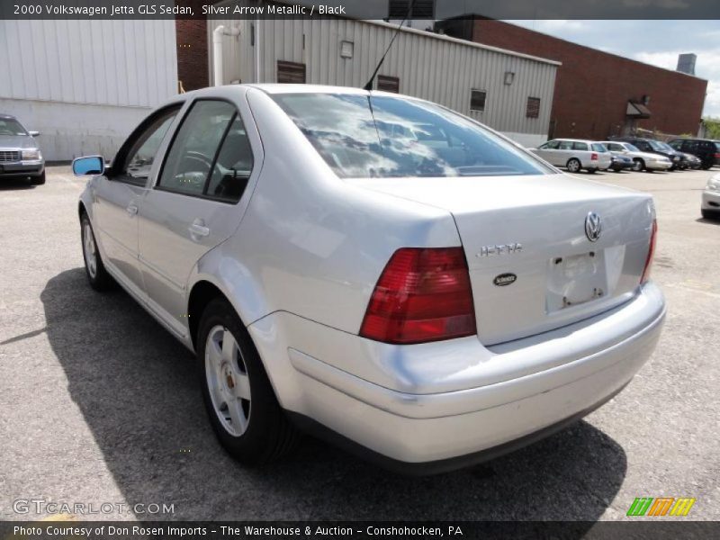 Silver Arrow Metallic / Black 2000 Volkswagen Jetta GLS Sedan