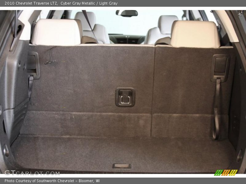 Cyber Gray Metallic / Light Gray 2010 Chevrolet Traverse LTZ
