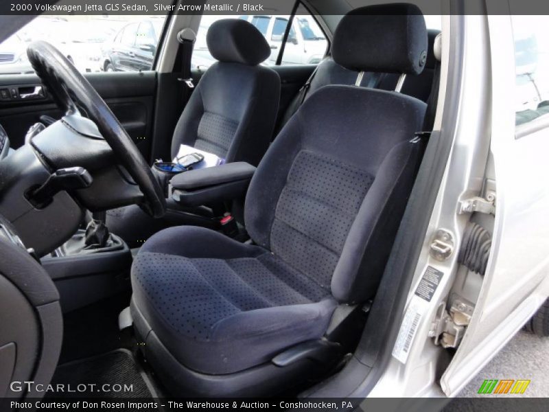 Silver Arrow Metallic / Black 2000 Volkswagen Jetta GLS Sedan