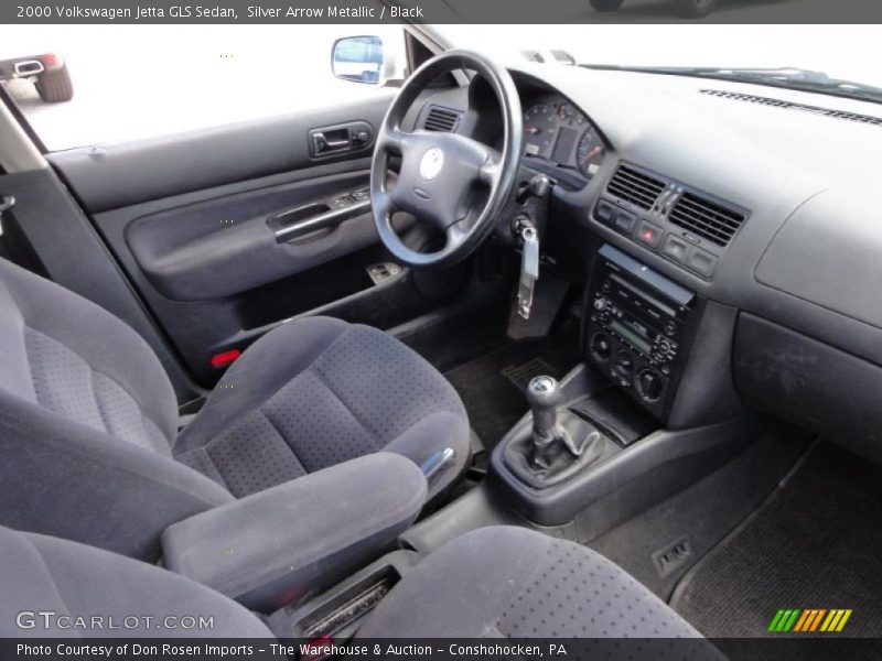  2000 Jetta GLS Sedan Black Interior
