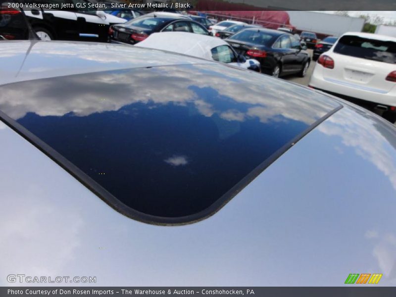 Silver Arrow Metallic / Black 2000 Volkswagen Jetta GLS Sedan