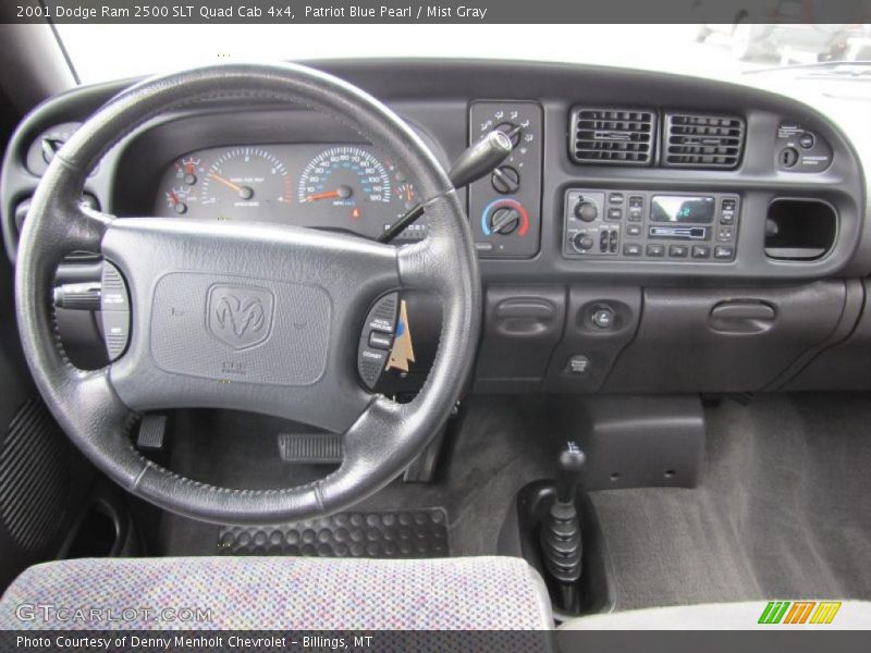 Dashboard of 2001 Ram 2500 SLT Quad Cab 4x4