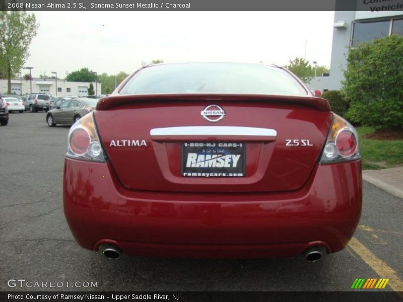 Sonoma Sunset Metallic / Charcoal 2008 Nissan Altima 2.5 SL