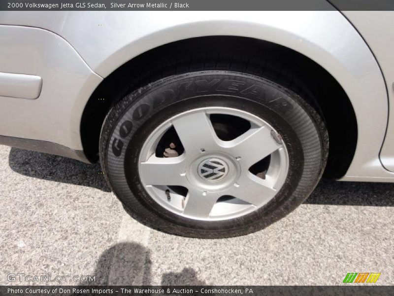 Silver Arrow Metallic / Black 2000 Volkswagen Jetta GLS Sedan